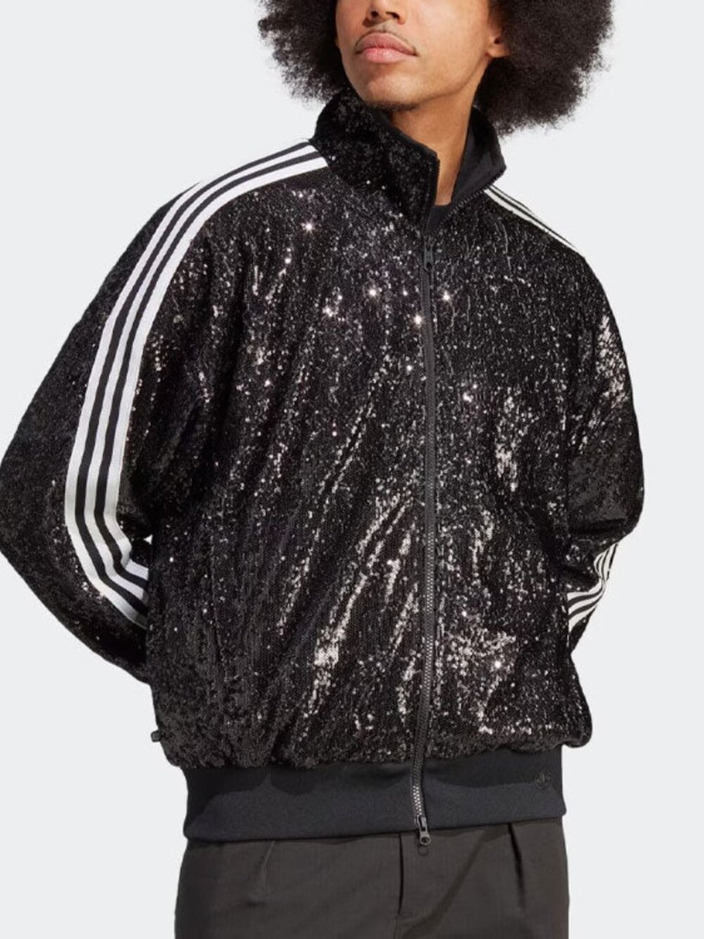 adidas Men Blue Version Sequin Track Jacket IA2461